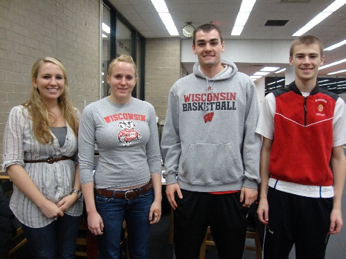 Team members from left to right: Molly Krohn, Kate Howell, Lisle Blackbourn, and Sean Heyrman