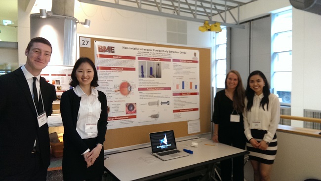 Team members from left to right:Adam Strebel, Amy Kim, Carly Hildebrandt, and Ruby Phung