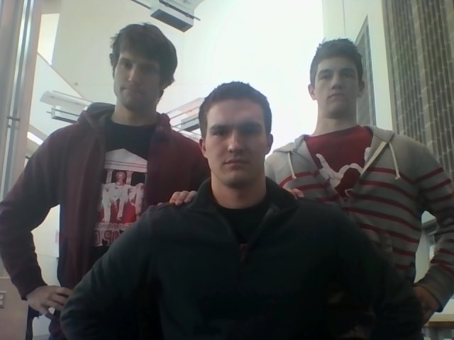 Team members from left to right: Joseph, Matthew, Patrick