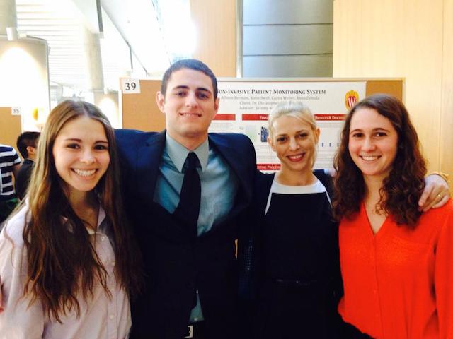 Team members from left to right: Katie Swift, Curtis Weber, Anna Zebzda, Allison Berman