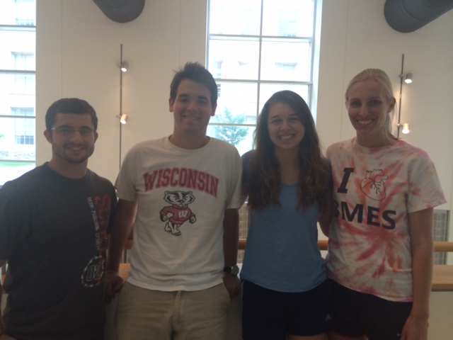 Team members from left to right: Ryan Reynebeau, Tyler Moon, Katherine Baldwin, Alyssa Mitchell