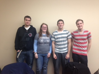 Team members from left to right: Evan Jellings, Alison Walter, Nick Difranco, Joe Ulbrich