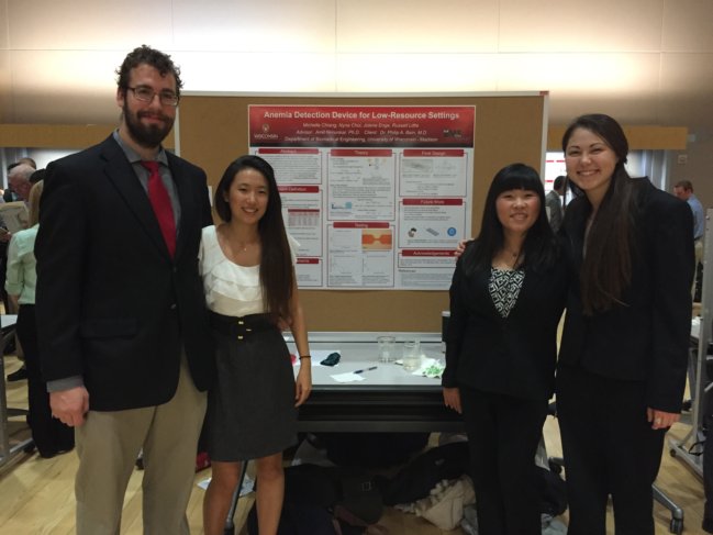 Team members from left to right: Russell Little, Nyna Choi, Jolene Enge, Michelle Chiang