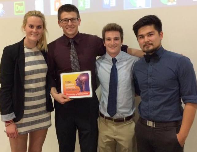 Team members from left to right: Molly Scott, Alec Hill, Michael Weiser, Liam Takahashi
