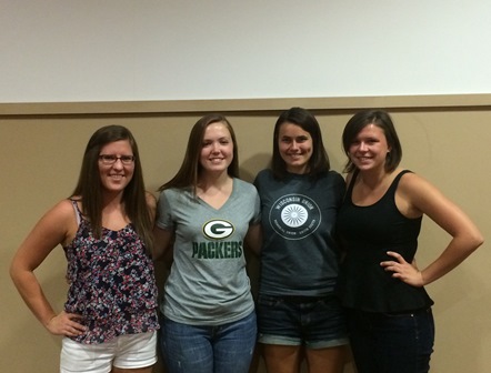 Team members from left to right: Katrina Strobush, Lauren Taylor, Kari Stauss, Alexandra Picard