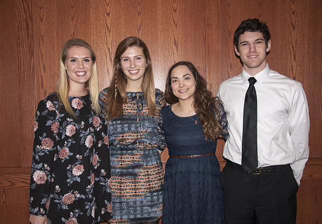 Team members from left to right: Madalyn, Heather, Rachel, Connor