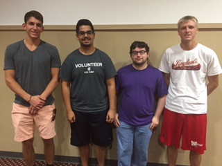 Team members from left to right: Ellis Cohen, Joaquin Herrera, Joshua Plantz, Herman Feller