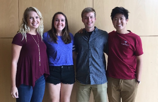 Team members from left to right: Madalyn, Becca, Nick, Jason