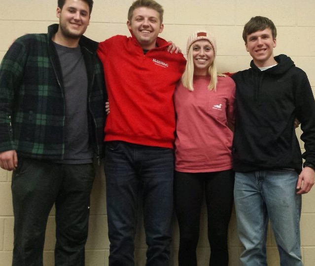 Team members from left to right: Sam, Jake, Katie, Alec