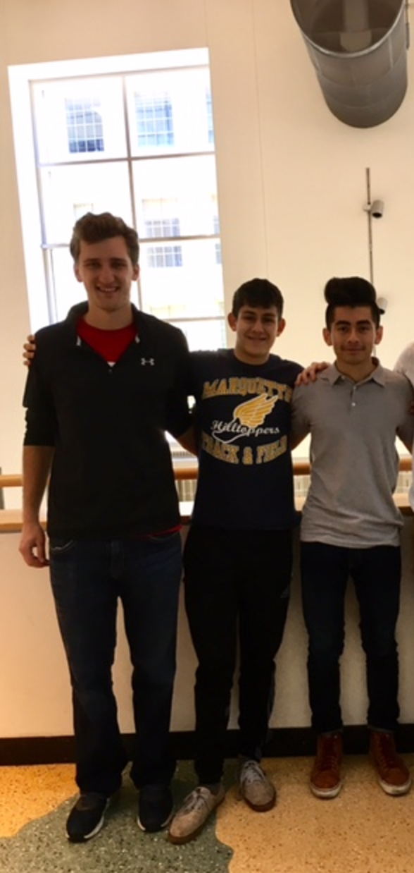 Team members from left to right: Nicholas Zacharias, Eduardo Enriquez, Rodrigo Umanzor