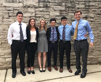 Team members (left to right): Vincent Belsito, Laurie McKenna, Piper Rawding, Rodrigo Umanzor, Eduardo Enriquez, Nick Zacharias