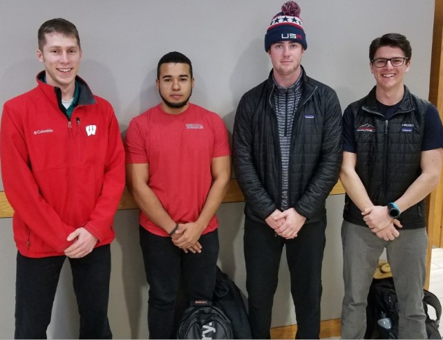 Team members from left to right: JJ. Lamb, Gavin Dillavou-Brown, Tyler Safgren , Josh Liberko