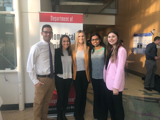 Team members from left to right: Christopher Rupel, Amanda Cave, Kaela Ryan, Sindhu Battula, Tanya Iskandar