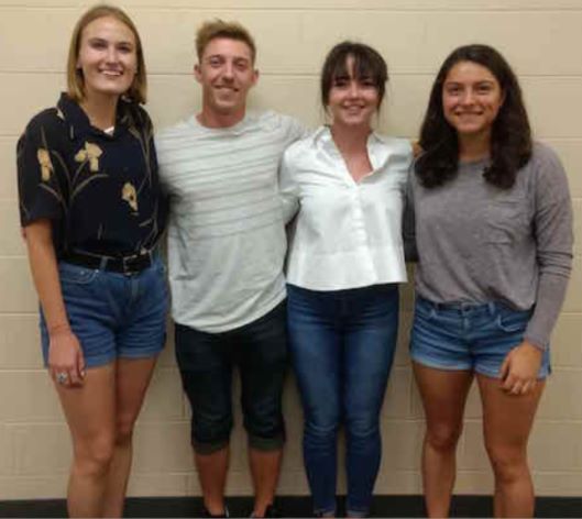 Team members from left to right: Leah Fagerson, Josh Begale, Grace Restle, Hannah Bennett