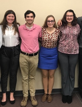 Team members from left to right: Lauren Ross, Nate Richman, Chrissy Kujawa, Raven Brenneke