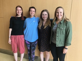 Team members from left to right: Lauren, Janae, Megan, and Lena