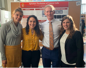 Team members from left to right: Anna Keller, Laura Guerrero, Samuel Moss, Brittany Russell
