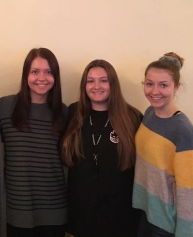 Team members from left to right: Haley Yagodinski, Shannon Horel, Megan Smith