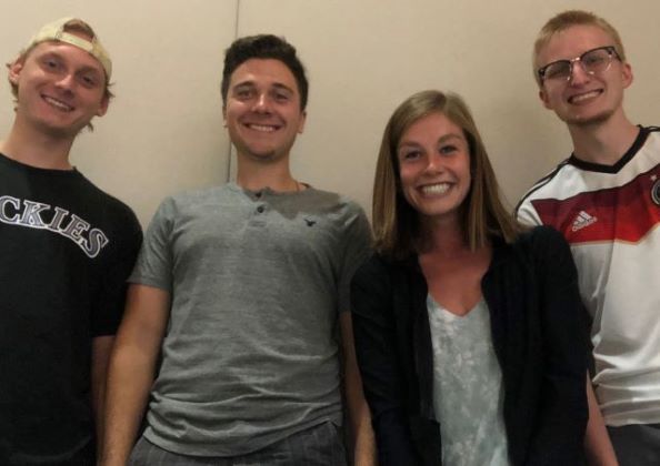 Dan Wildner, Jared Piette, Sara Jorgensen, Andrew Kurth