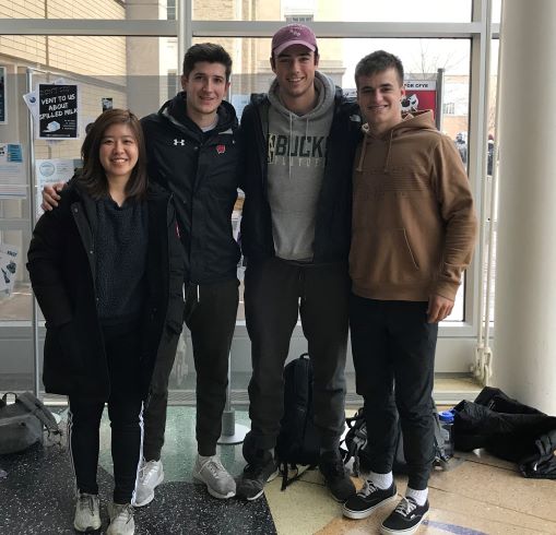 Team members from left to right: Tamarin Tandra, Thor Larson, Carson Gehl, Jarett Jones
