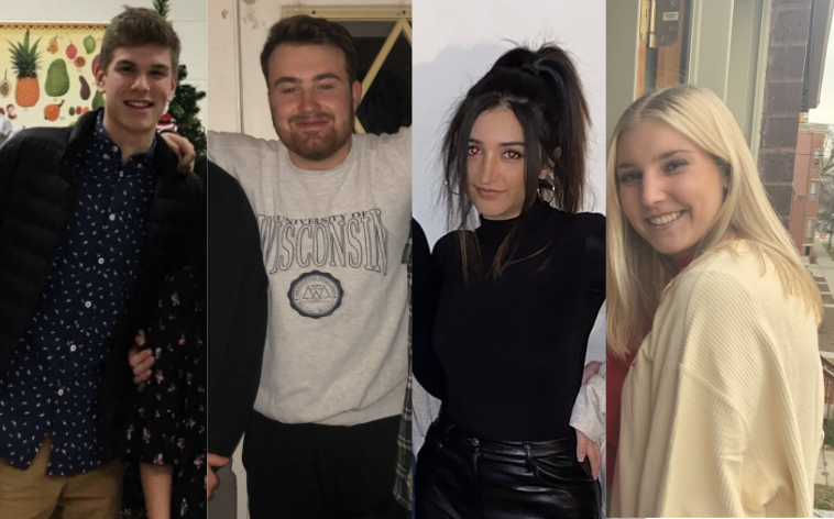From left to right: Sam Ferris, William Brown, Tara Boroumand, Grace Johnson