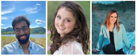 Team members (left to right): Ani Srinivasan, Kiera Miller, Emma Hansen