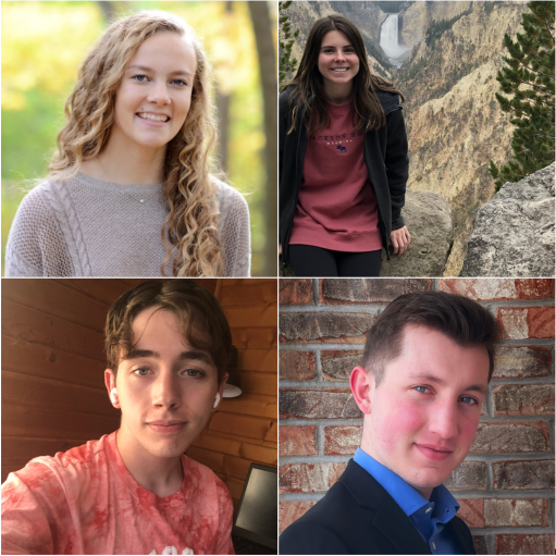 Top: Sarah Edwards (Team Leader & BSAC), Alexi Harrod (Communicator). Bottom: Micaiah Severe (BPAG), Dominic Dovalis (BWIG).