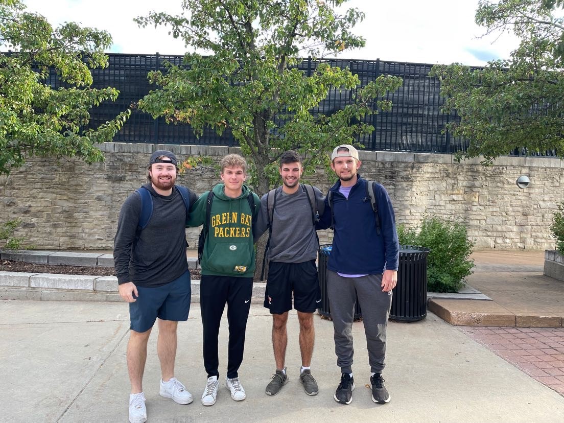 Team Members from Left to Right: William Brown, Sam Ferris, Isaac Krause, Connor Link
