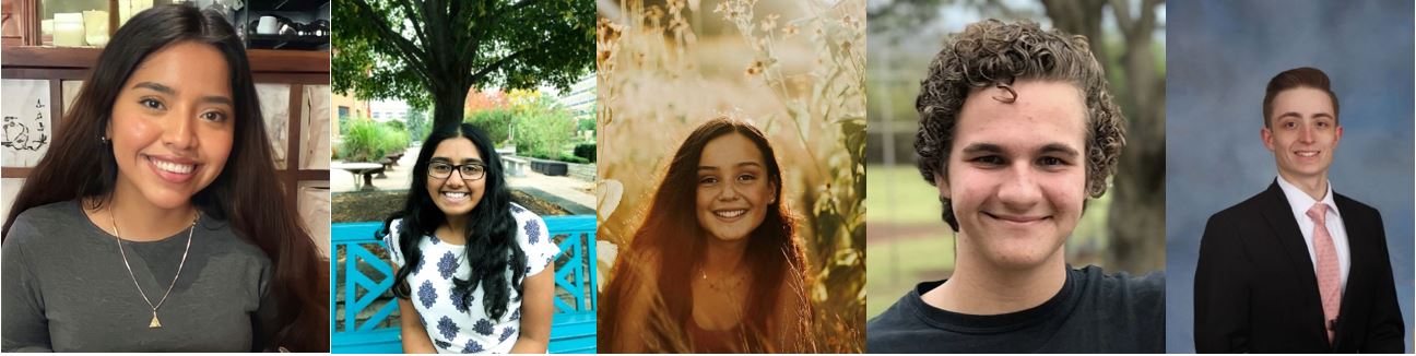 Team Members from Left to Right: Fiorella Fernandez, Meghana Kalluri, Caelie Raeburn, Logan Moller, and Benjamin Bochenski