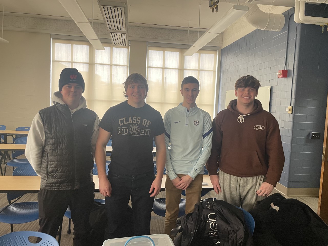 Left to Right: Brendan Doherty, Jeremy Kolasa, Daniel Konon, Tony Pribnow