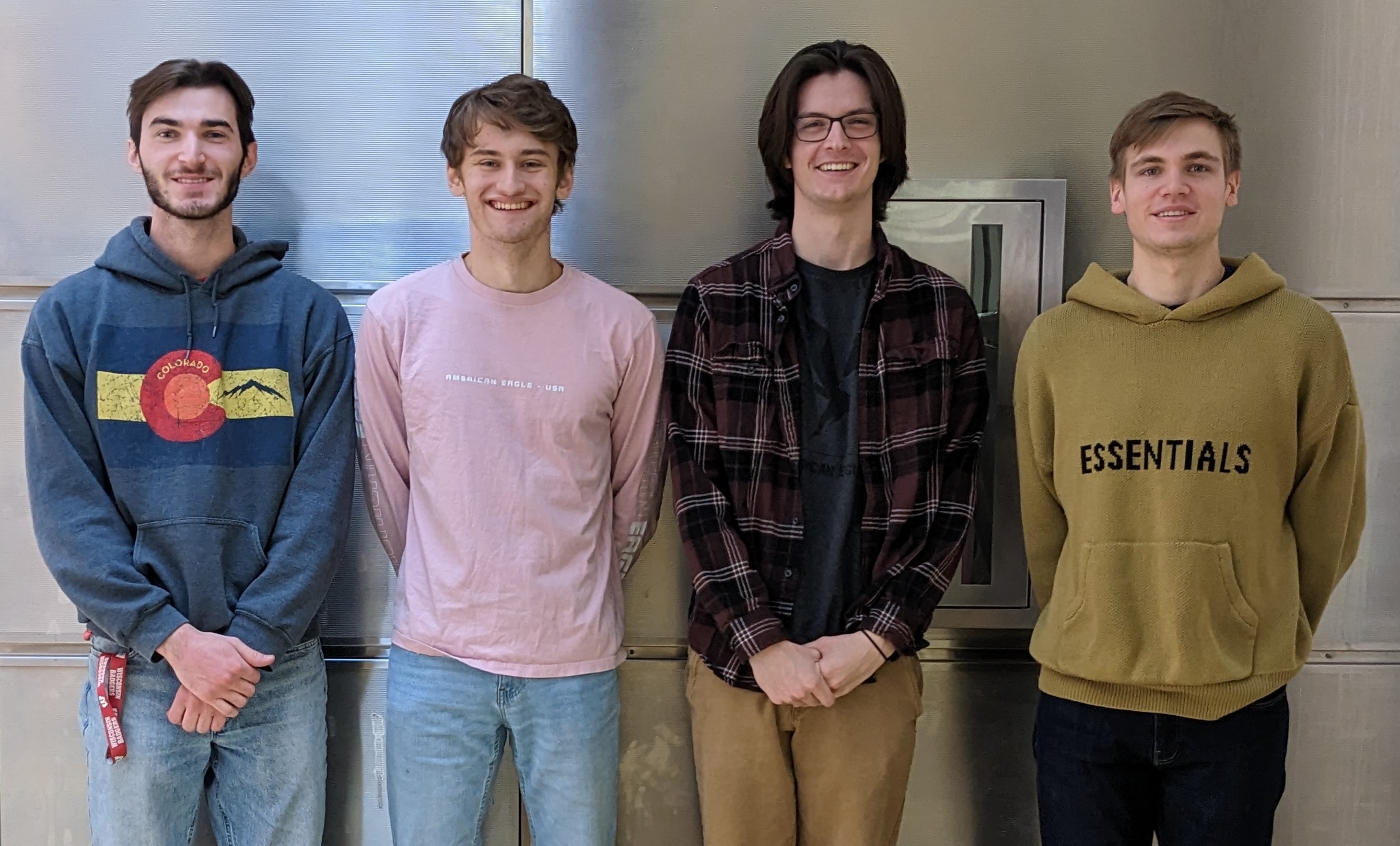 From left: Patrick Buban (BWIG), Alex Nadolski (Communicator), Frankie Szatkowski (Team Leader), Andy Slayton (BPAG and BSAC)