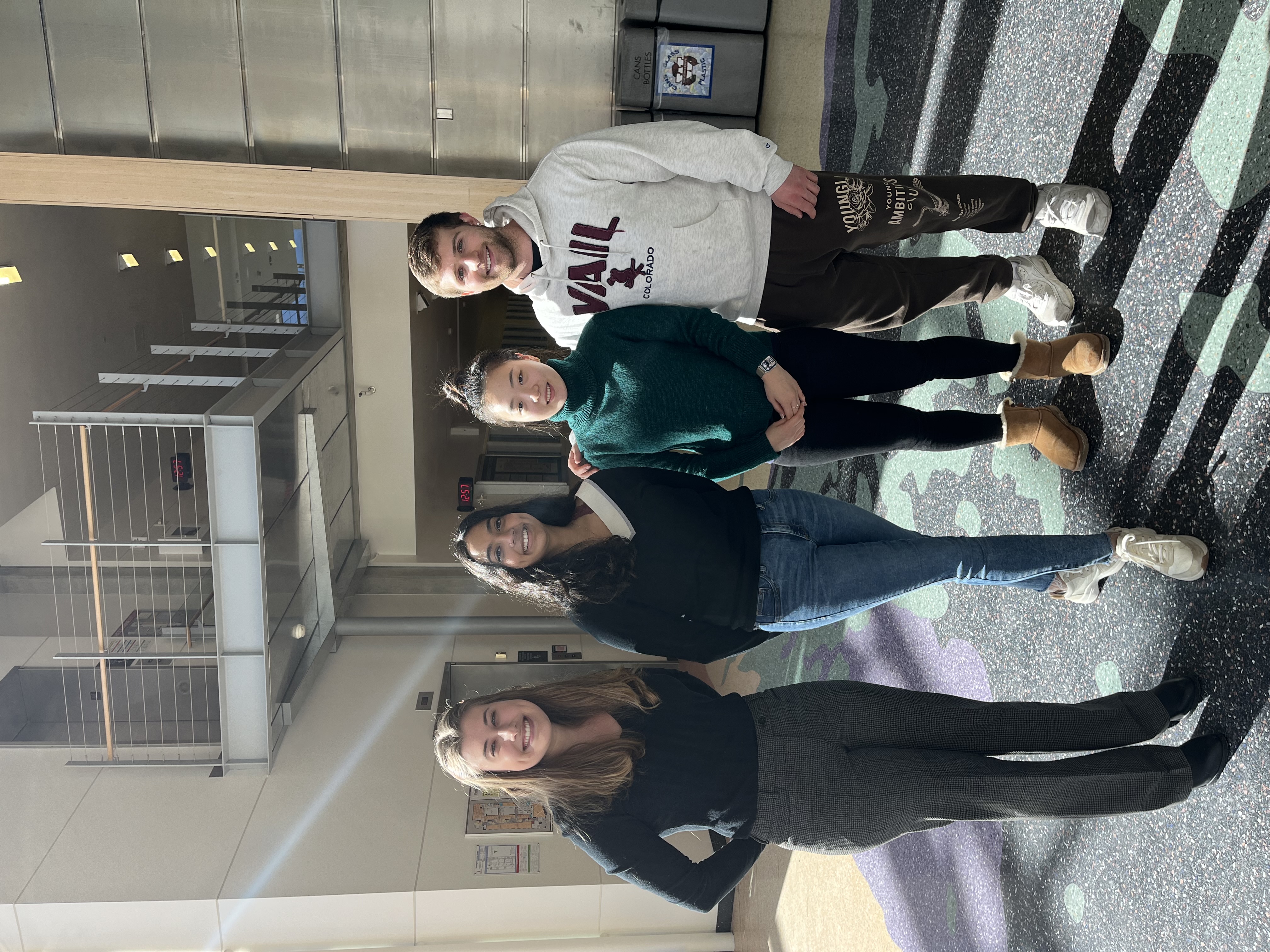 Caitlin Hielsberg, Mira Baichoo, Angela Bae, Henry PLAMONDON