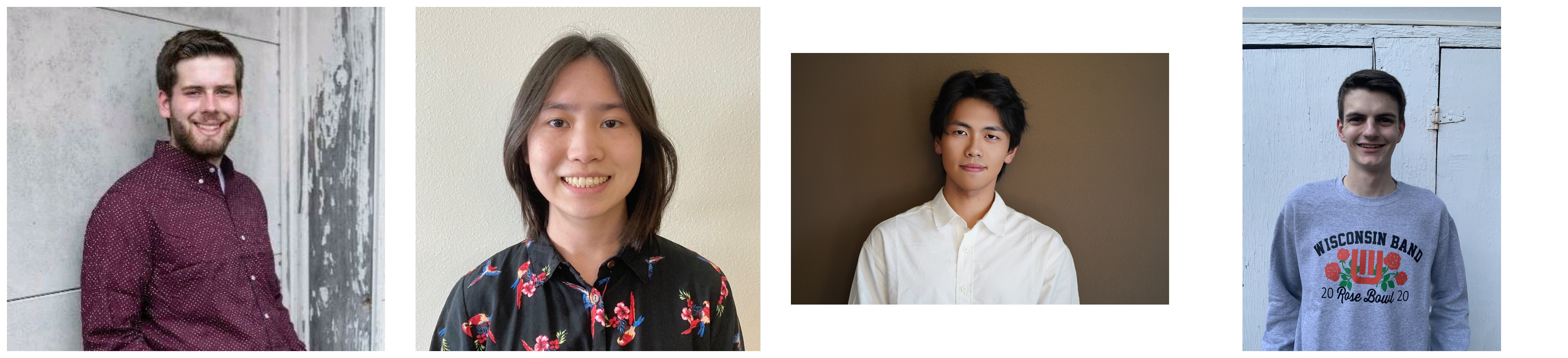 From Left to Right: Ian Peterson, Amy Cao, Jiahe Jin, Ben Walker