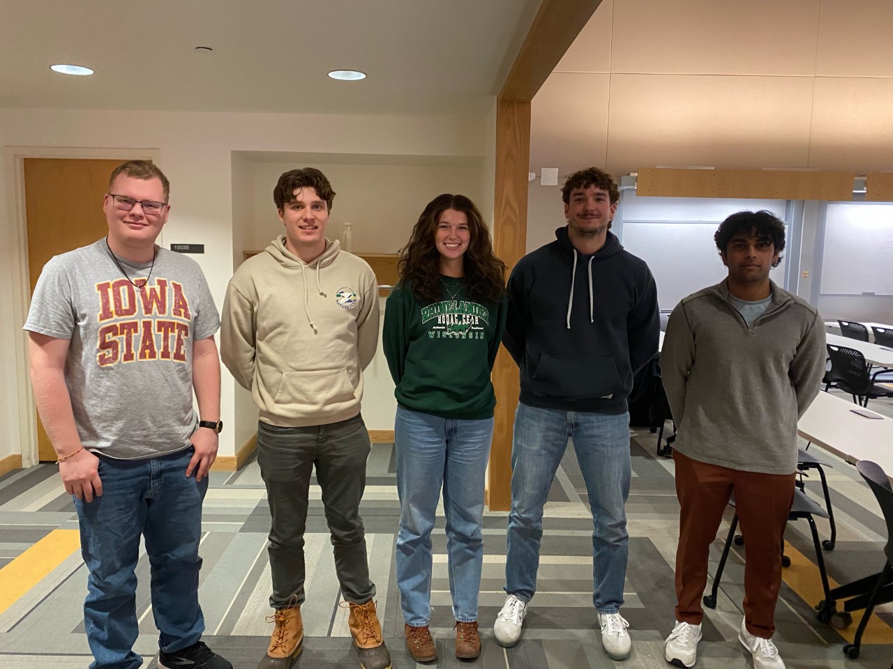 Nick Herbst, Will Onuscheck, Carley Schwartz, Elijah Diederich, Anuraag Shreekanth Belavadi