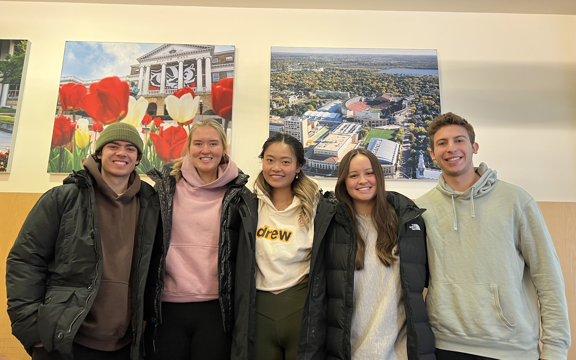 Team members (from left to right): Jason Hahn, Lexi Block, Christy Li, Kennedy Kruse, Zach Oppenheim