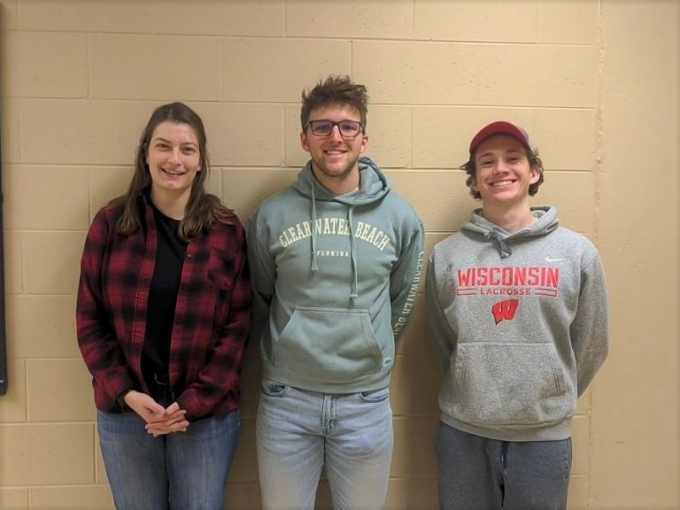 Britney Lane, Carson Evenstad, Peter Noonan