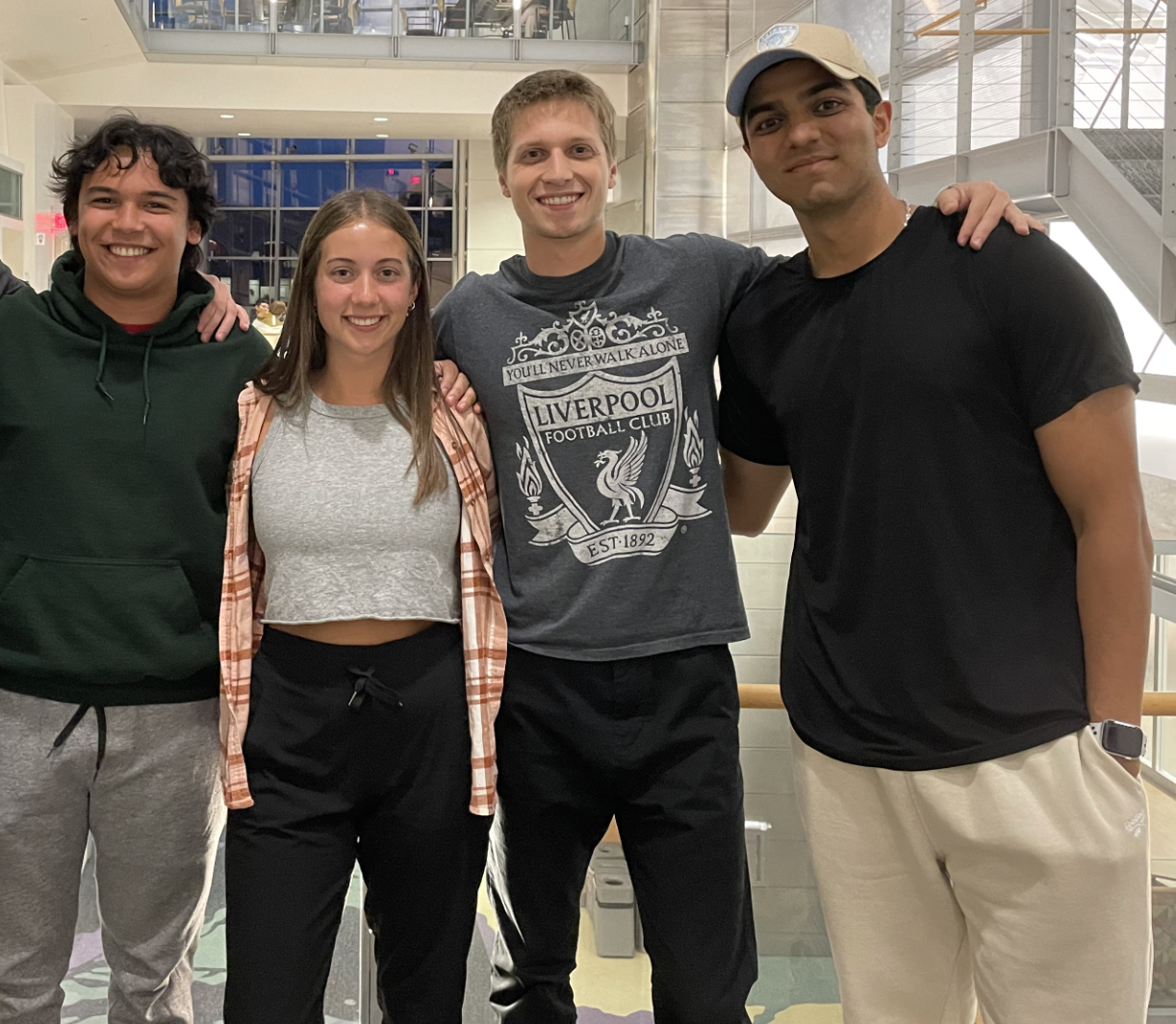 Nate Burkard, Abbie Stertz, Mark Nemcek, Sid Kulkarni