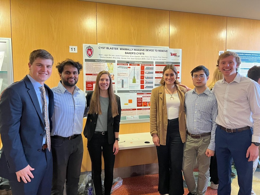 From left to right: Peter Wawryzn, Srihari Gopalan, Molly Paras, Lauren Fitzsimmons, Logan DeLacy, Zach Spears