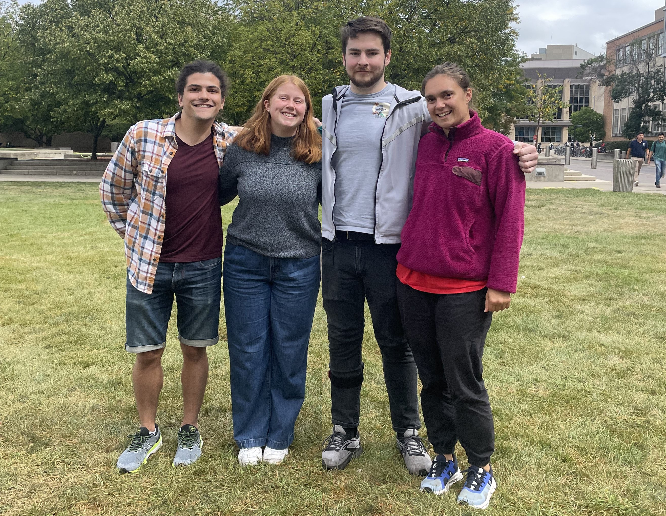 Team Members (left to right): Mateo Silver, Megan Finell, Zac Mayhew, Katerina Smereka