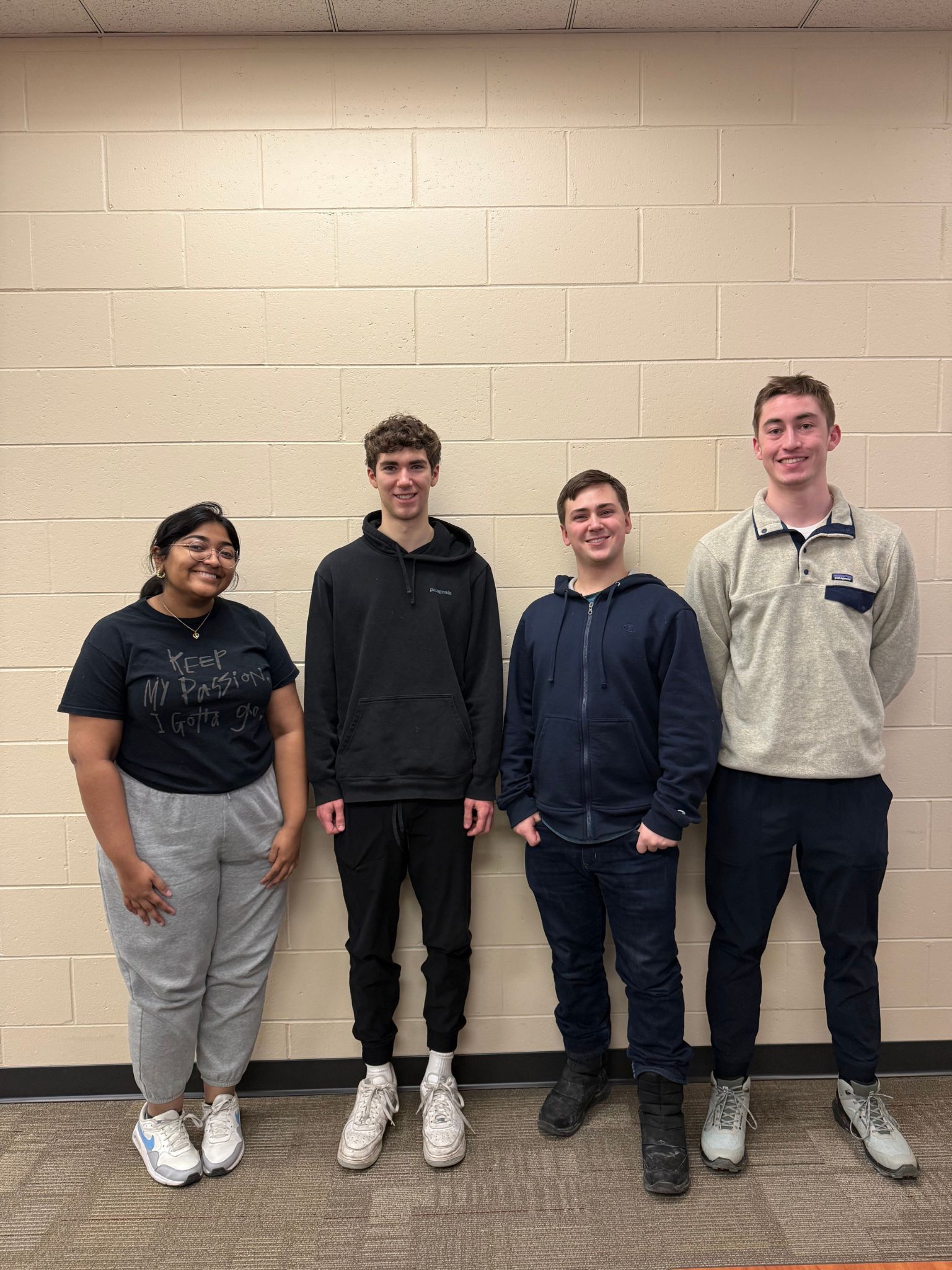 Team Photo (in order): Tvishi Krishnakumar, Jake Maisel, Simon Graves, Jack Stevens