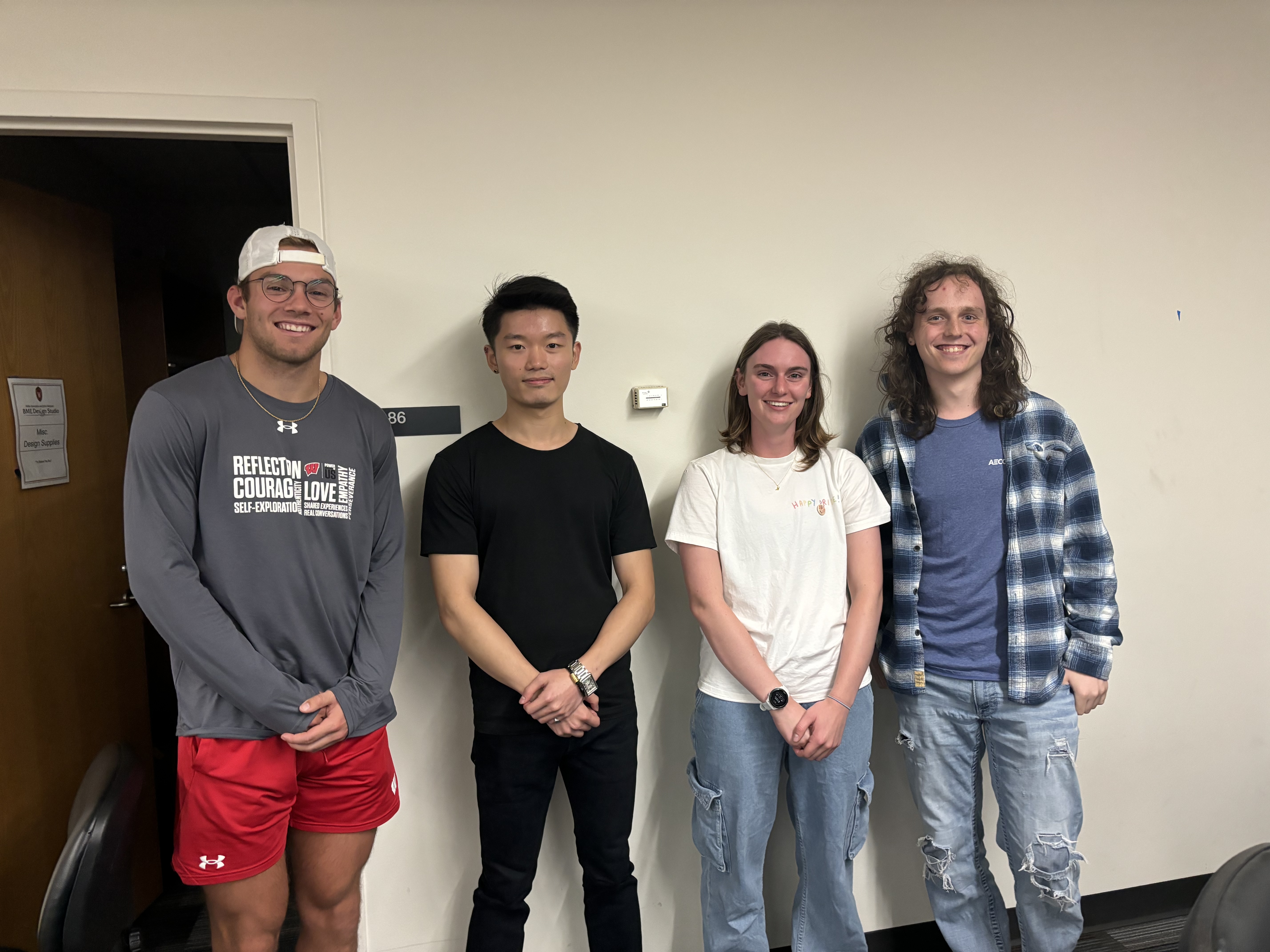 Elliott Harris, Richard Yang, Ellie Dingel, Mark Rice